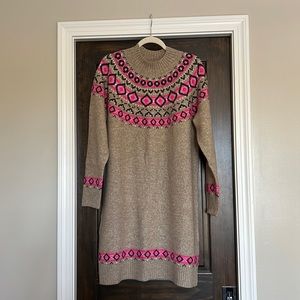 Loft sweater dress NWT